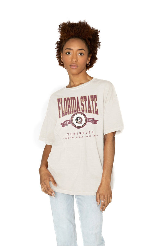 FLORIDA STATE SEMINOLES GET GOIN' OVERSIZED CREW NECK TEE