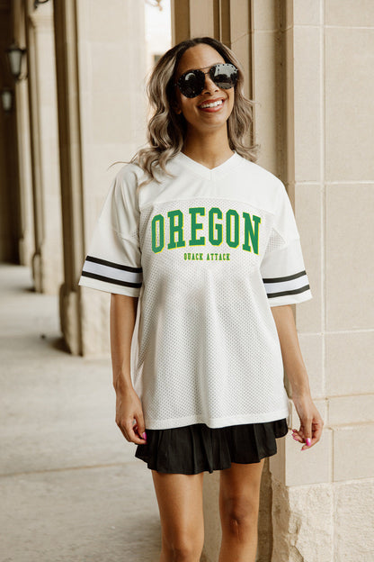 OREGON DUCKS OPTION PLAY ICONIC OVERSIZED FASHION JERSEY