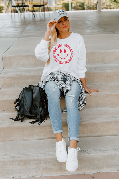 TRUE FAN CROPPED LONG SLEEVE TEE