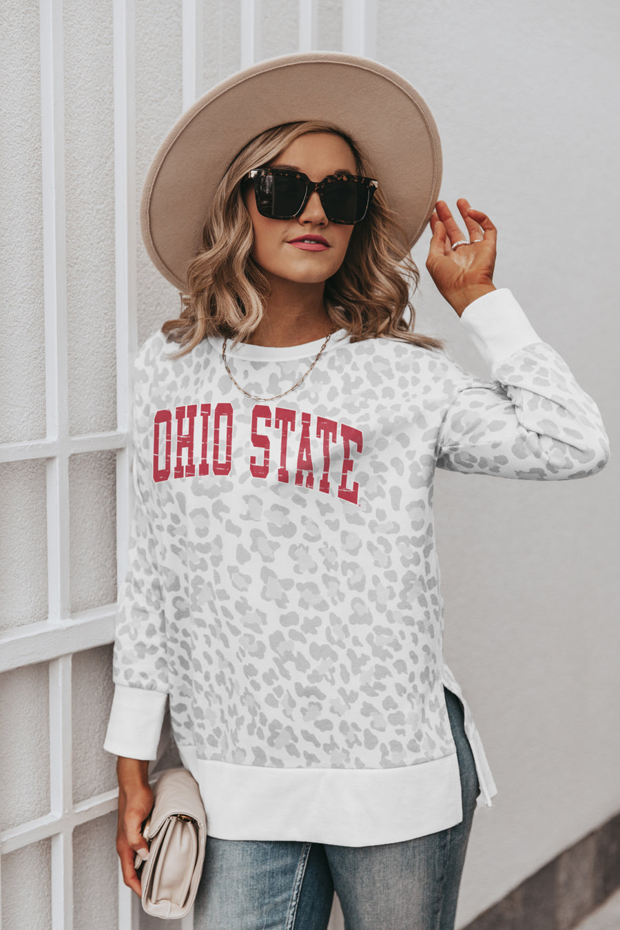 OHIO STATE BUCKEYES DAY OFF SIDE SPLIT PULLOVER