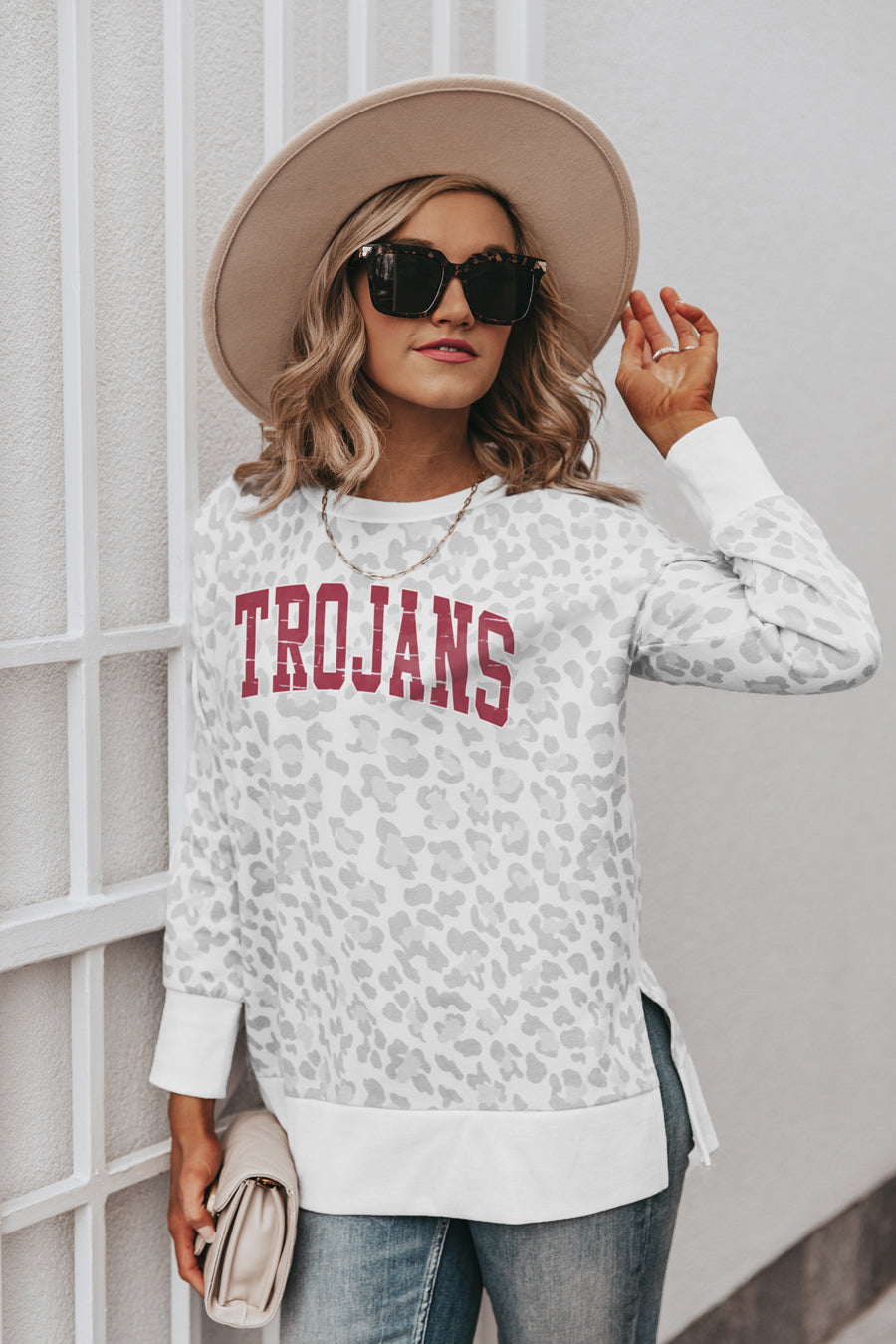 USC TROJANS DAY OFF SIDE SPLIT PULLOVER