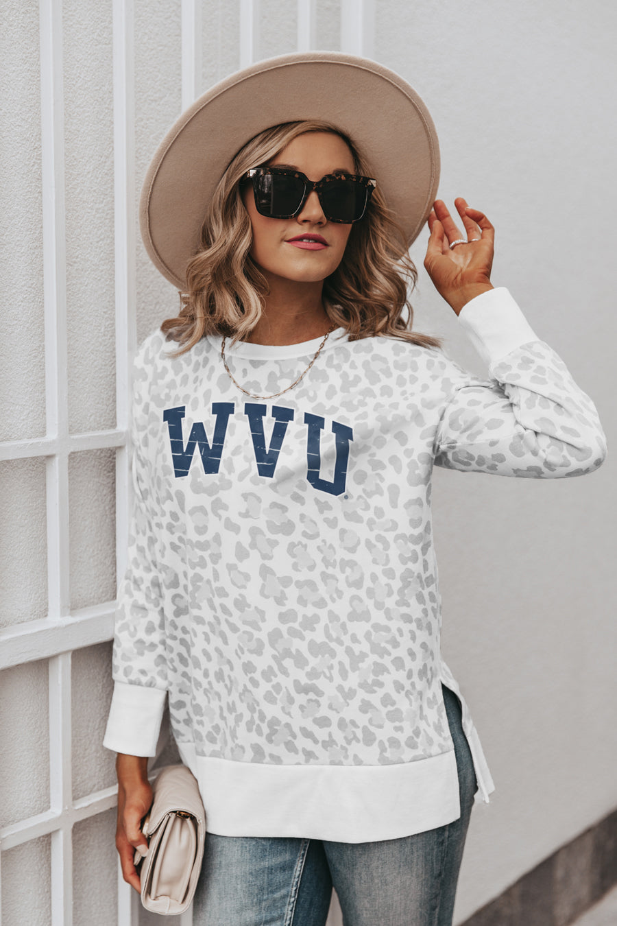 WEST VIRGINIA MOUNTAINEERS DAY OFF SIDE SPLIT PULLOVER